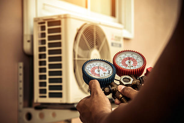 Professional Ac Installation technician working in Plymouth, WI